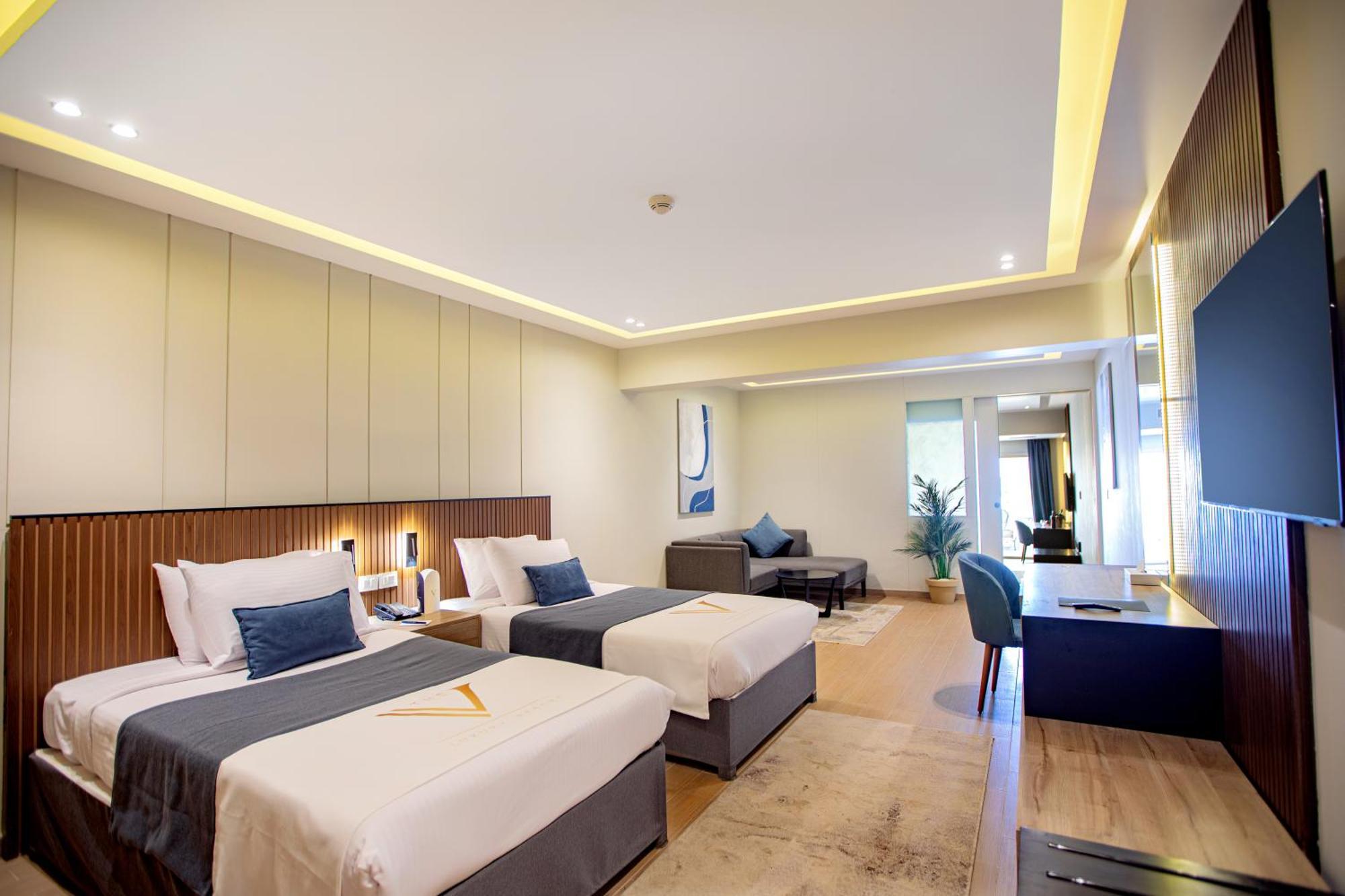 The V Luxury Resort Sahl Hasheesh Hurghada Eksteriør billede Deluxe Room